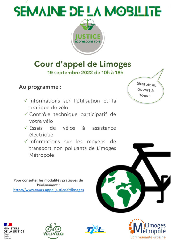 Programme Lundi 19 Septembre - Cours d'Appel de Limoges